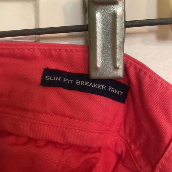 Vineyard Vines - slim fit breaker pant. Salmon colored. 30x32 - Picture 6 of 7